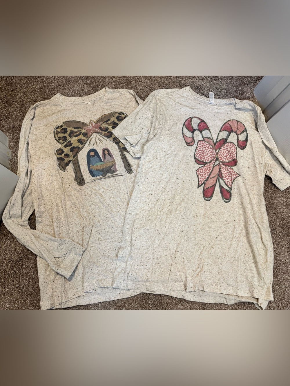Women’s Neutral Graphic Christmas Tees